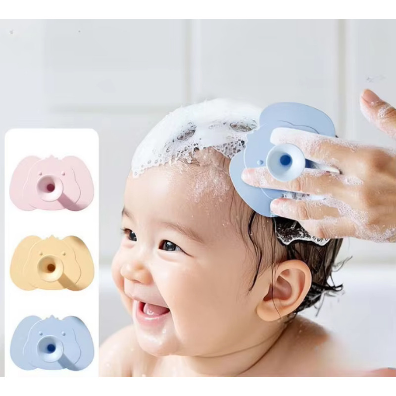 Hair Care Baby - Детская силиконовая щетка для шампуня, расческа