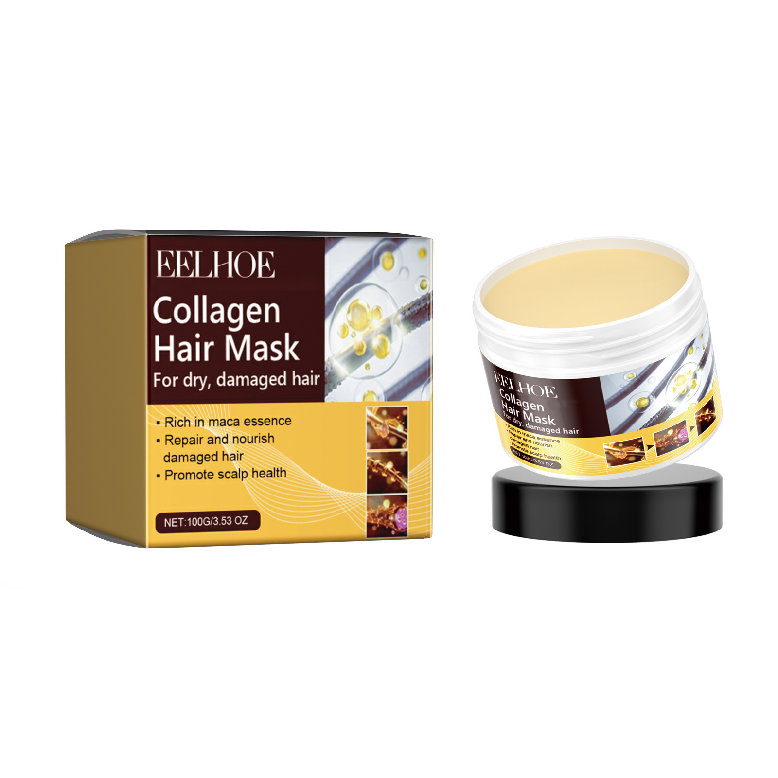 EELHOE Коллагеновая маска для  – обзор и цена Hair Care Elseve
