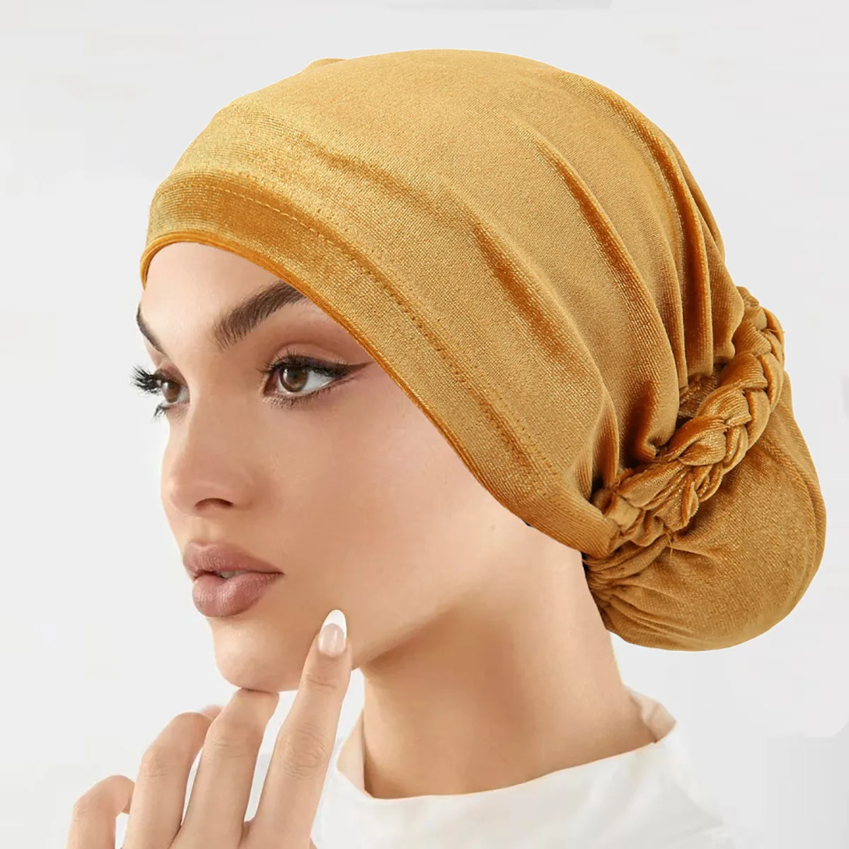 Бархатный тюрбан с индийскими  – обзор и цена Hair Care Indian