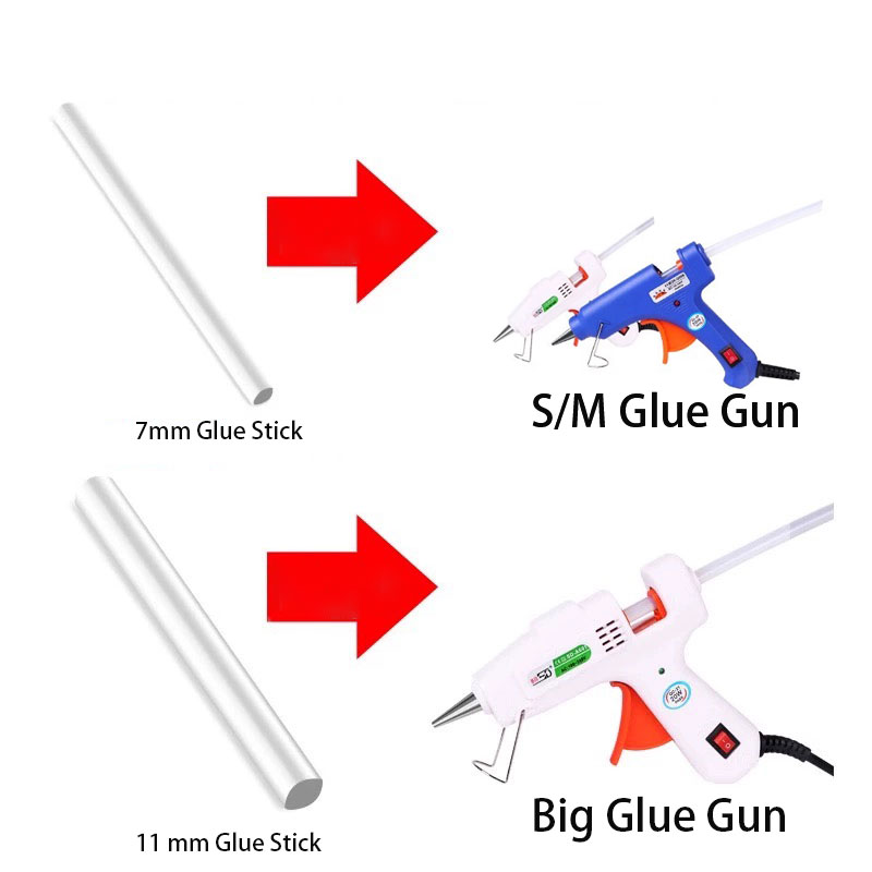 Черный/прозрачный клей-каранда – обзор и цена Glue Gun Hair